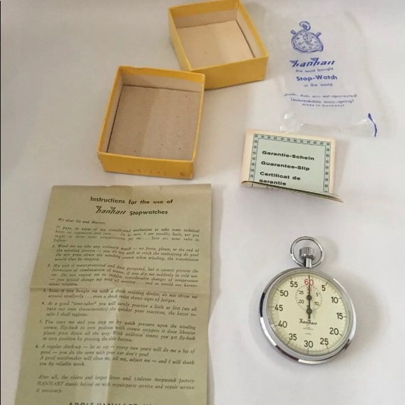 hanhart Accessories Hanhart Pic Jewel Shockproof 15 Sec Stopwatch